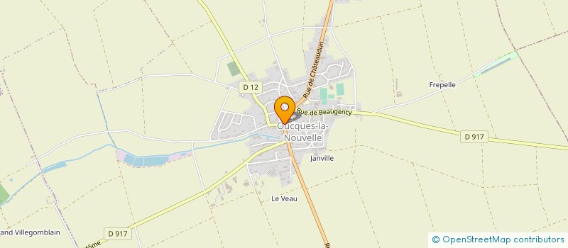 localisation de l'entreprise MONSIEUR DOMINIQUE AUGRINET  OUCQUES LA NOUVELLE