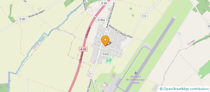 localisation de l'entreprise MONSIEUR DOMINIQUE AUGROS à DIORS