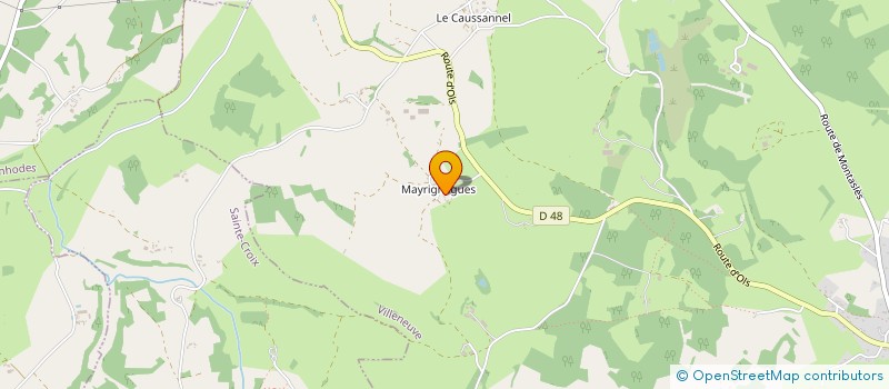 localisation de l'entreprise MONSIEUR DOMINIQUE AUZEL  VILLENEUVE