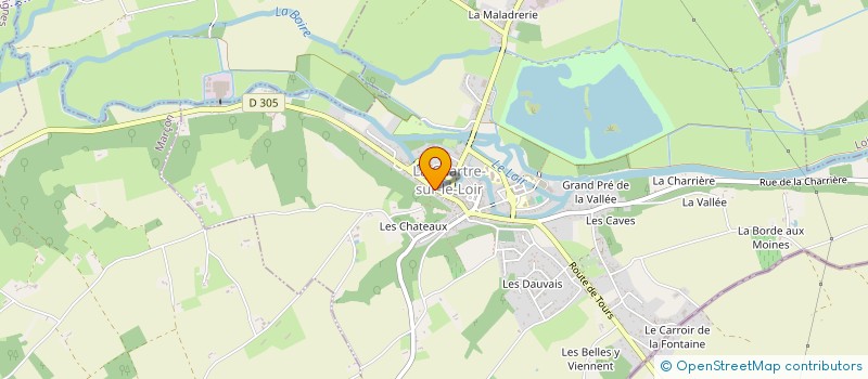 localisation de l'entreprise MONSIEUR DOMINIQUE AVELINE à LA CHARTRE-SUR-LE-LOIR