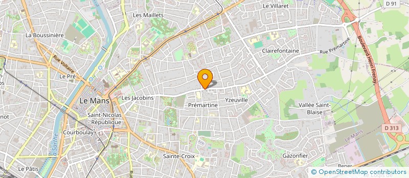 localisation de l'entreprise MONSIEUR DOMINIQUE AVENEL à LE MANS