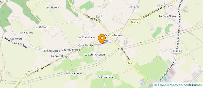 localisation de l'entreprise MONSIEUR DOMINIQUE AVOINE  SAINT-PIERRE-DE-CORMEILLES