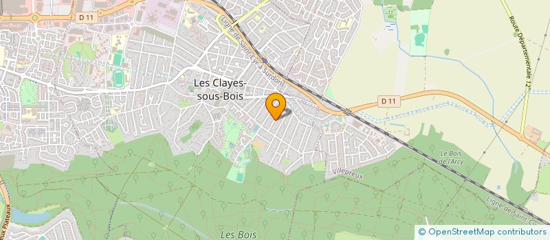 localisation de l'entreprise MONSIEUR DOMINIQUE AXELROUD à CLAYES-SOUS-BOIS (LES)
