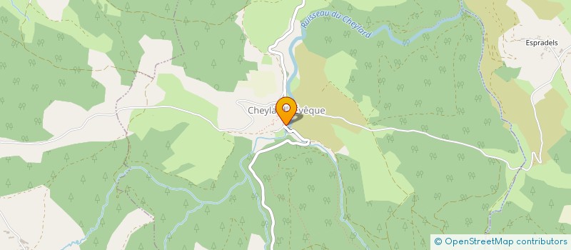 localisation de l'entreprise MONSIEUR DOMINIQUE AZAS  CHEYLARD-L'EVEQUE