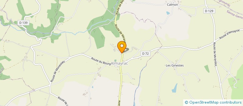 localisation de l'entreprise MONSIEUR DOMINIQUE AZEMAR  ALMAYRAC