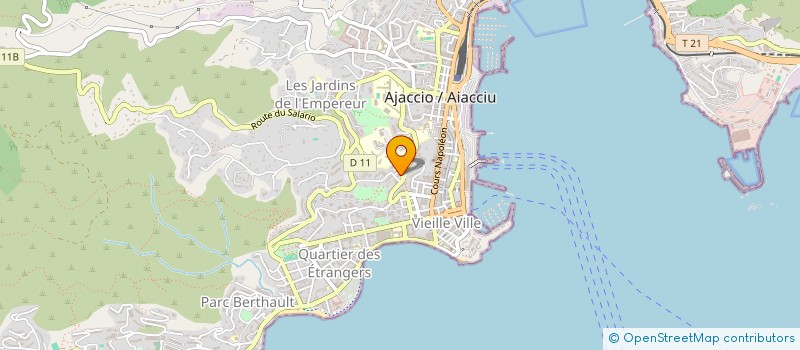 localisation de l'entreprise MONSIEUR DOMINIQUE BABYLON à AJACCIO