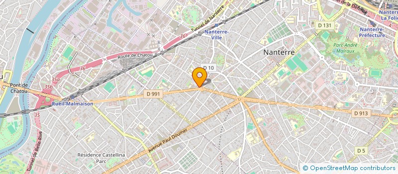 localisation de l'entreprise MONSIEUR DOMINIQUE BADOT à NANTERRE