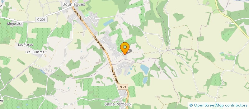 localisation de l'entreprise MONSIEUR DOMINIQUE BAHLAJIWIEZ  SAINT-PERDOUX