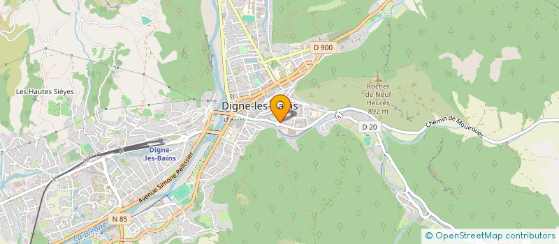 localisation de l'entreprise MONSIEUR DOMINIQUE BALCET  DIGNE-LES-BAINS