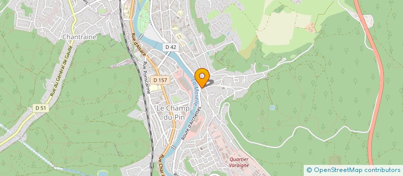 localisation de l'entreprise MONSIEUR DOMINIQUE BALLET  EPINAL