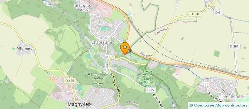 localisation de l'entreprise MONSIEUR DOMINIQUE BAN  CHATEAUFORT