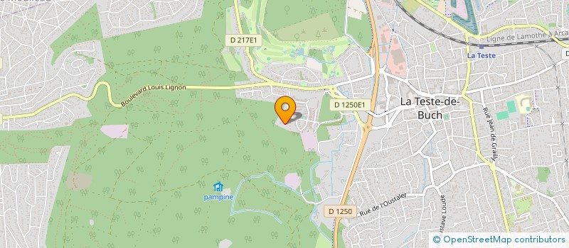 localisation de l'entreprise MONSIEUR DOMINIQUE BAPTISTE à LA TESTE DE BUCH