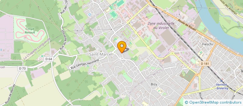 localisation de l'entreprise MONSIEUR DOMINIQUE BARAN à SAINT-MARCEL