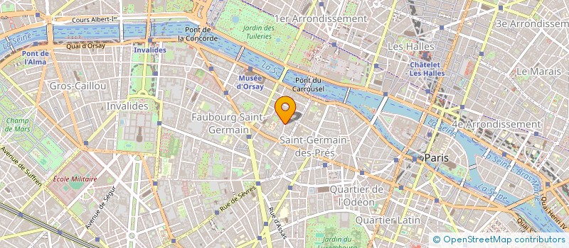 localisation de l'entreprise MONSIEUR DOMINIQUE BARATTE  PARIS