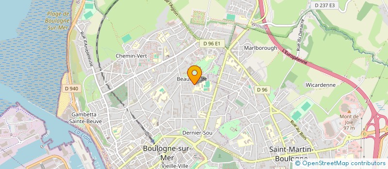 localisation de l'entreprise MONSIEUR DOMINIQUE BARBE à BOULOGNE-SUR-MER