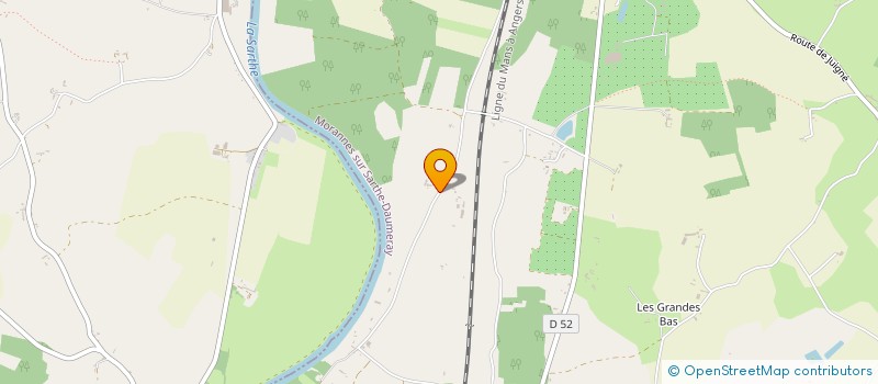 localisation de l'entreprise MONSIEUR DOMINIQUE BARBIN  MORANNES SUR SARTHE-DAUMERAY