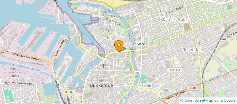 localisation de l'entreprise MONSIEUR DOMINIQUE BARBRY à DUNKERQUE