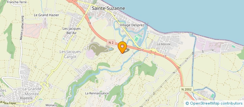 localisation de l'entreprise MONSIEUR DOMINIQUE BARCATOULA à SAINTE-SUZANNE