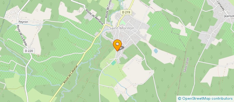 localisation de l'entreprise MONSIEUR DOMINIQUE BARILLOT  SAINT-MORILLON