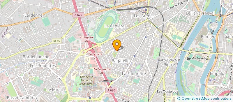 localisation de l'entreprise MONSIEUR DOMINIQUE BARKAT à TOULOUSE