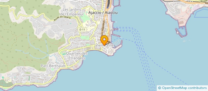 localisation de l'entreprise MONSIEUR DOMINIQUE BARON à AJACCIO