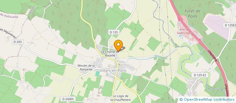 localisation de l'entreprise MONSIEUR DOMINIQUE BARRE  VILLARS-EN-PONS