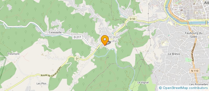 localisation de l'entreprise MONSIEUR DOMINIQUE BARREL  SAINT-JEAN-DU-PIN
