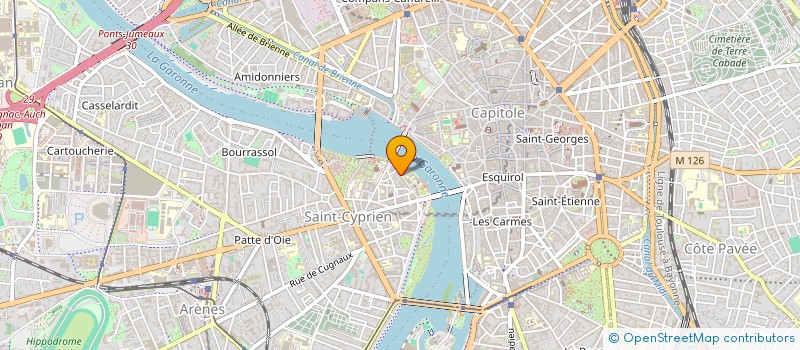 localisation de l'entreprise MONSIEUR DOMINIQUE BARRIERE à TOULOUSE