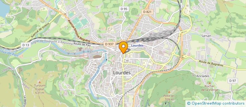 localisation de l'entreprise MONSIEUR DOMINIQUE BARROUQUERE à LOURDES