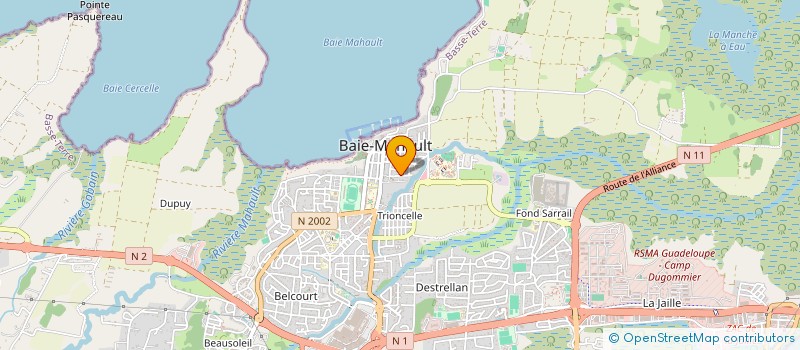 localisation de l'entreprise MONSIEUR DOMINIQUE BARRY  BAIE-MAHAULT