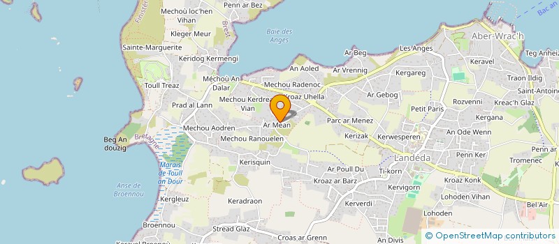 localisation de l'entreprise MONSIEUR DOMINIQUE BARS  LANDEDA