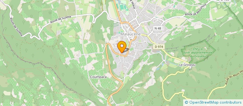 localisation de l'entreprise MONSIEUR DOMINIQUE BARTOLOTTA  MALAUCENE