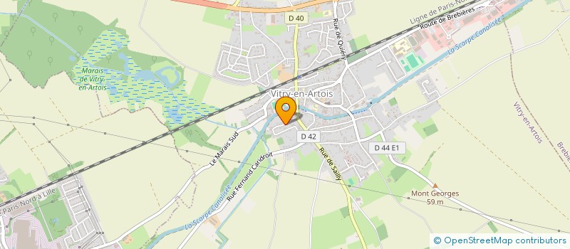 localisation de l'entreprise MONSIEUR DOMINIQUE BASTIEN  SAILLY-EN-OSTREVENT