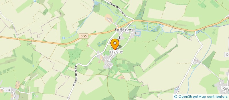 localisation de l'entreprise MONSIEUR DOMINIQUE BASTIEN  SAVIGNY