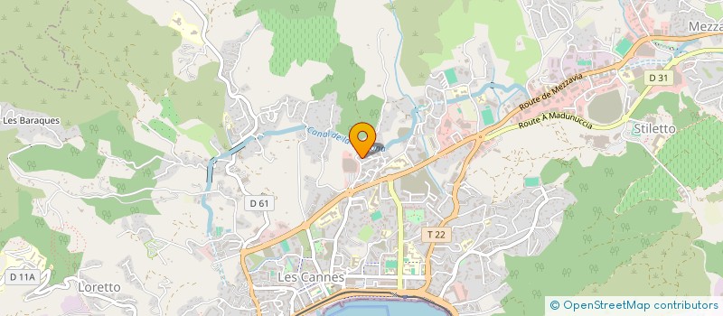 localisation de l'entreprise MONSIEUR DOMINIQUE BATTINI à AJACCIO