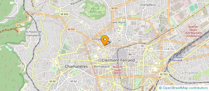 localisation de l'entreprise MONSIEUR DOMINIQUE BAUCHE  CLERMONT-FERRAND