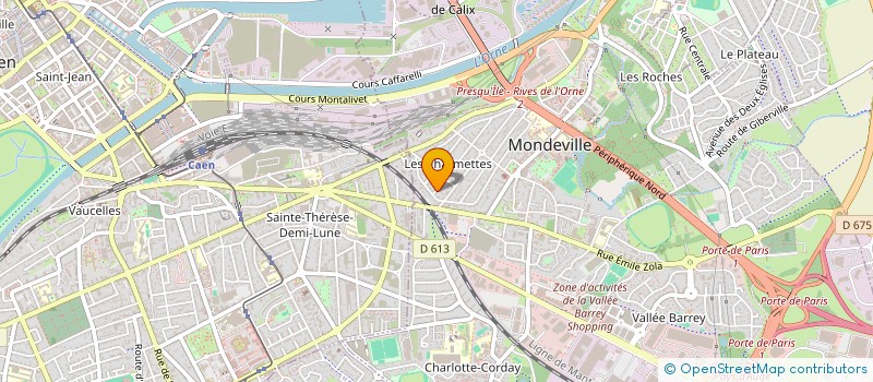 localisation de l'entreprise MONSIEUR DOMINIQUE BAUCHER  MONDEVILLE