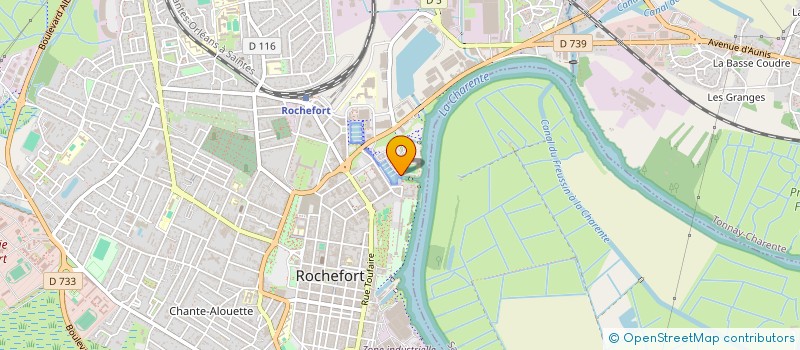 localisation de l'entreprise MONSIEUR DOMINIQUE BAUDRY  ROCHEFORT