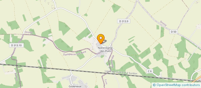 localisation de l'entreprise MONSIEUR DOMINIQUE BAUR  DROISY