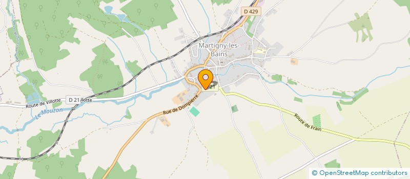 localisation de l'entreprise MONSIEUR DOMINIQUE BAYER à MARTIGNY-LES-BAINS
