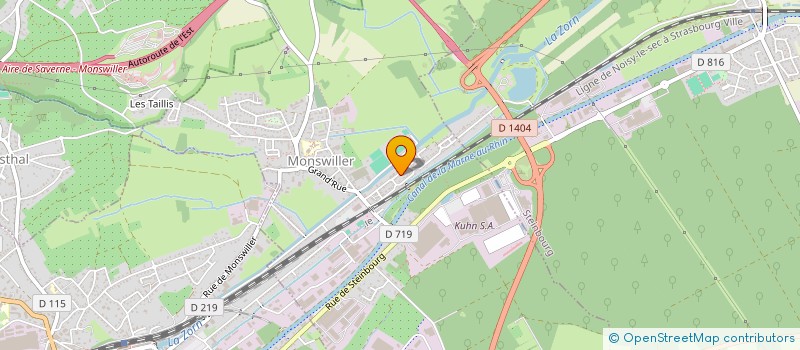 localisation de l'entreprise MONSIEUR DOMINIQUE BAYI  MONSWILLER