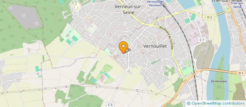 localisation de l'entreprise MONSIEUR DOMINIQUE BAZIN à VERNOUILLET