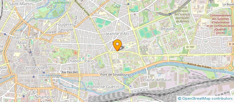 localisation de l'entreprise MONSIEUR DOMINIQUE BEAL  RENNES