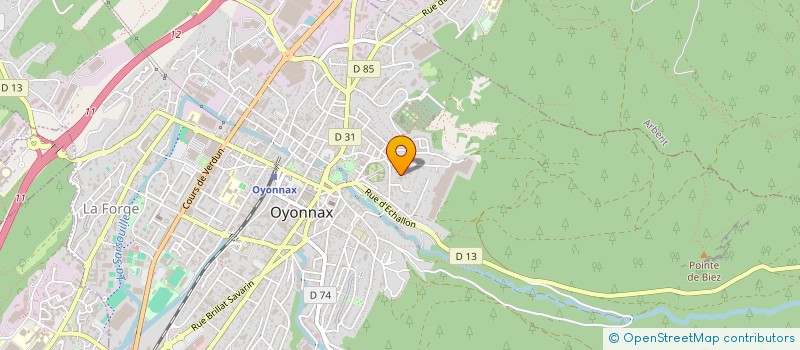 localisation de l'entreprise MONSIEUR DOMINIQUE BEATRIX à OYONNAX