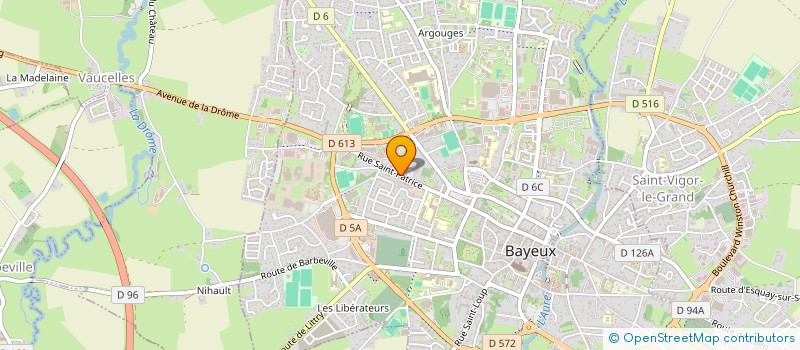 localisation de l'entreprise MONSIEUR DOMINIQUE BEAUDET à BAYEUX