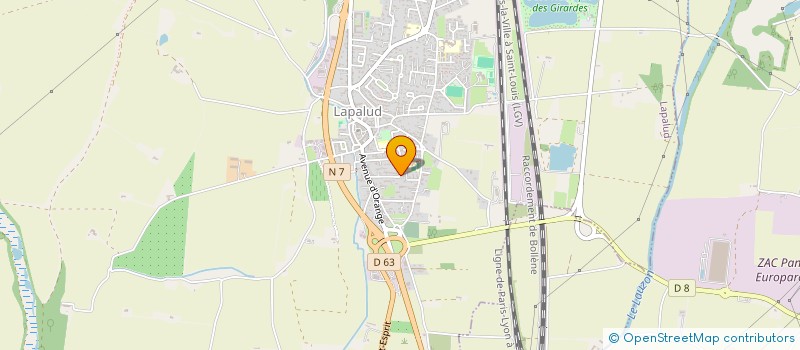 localisation de l'entreprise MONSIEUR DOMINIQUE BEAUGNON  LAPALUD