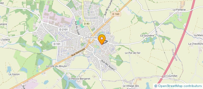 localisation de l'entreprise MONSIEUR DOMINIQUE BECHEMIL à LA FERRIERE