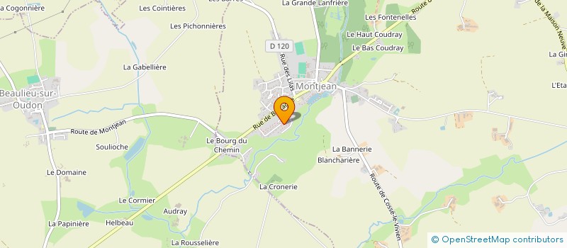 localisation de l'entreprise MONSIEUR DOMINIQUE BEDOUET à MONTJEAN