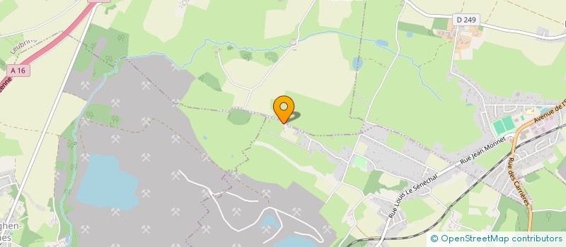 localisation de l'entreprise MONSIEUR DOMINIQUE BEGUE  FERQUES