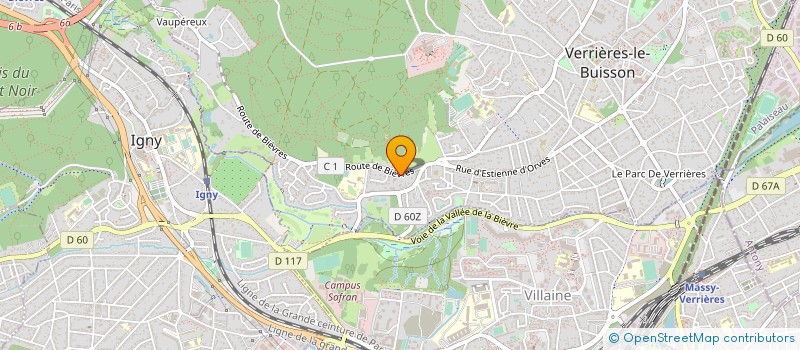 localisation de l'entreprise MONSIEUR DOMINIQUE BELAT à VERRIERES-LE-BUISSON